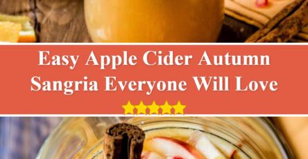 Apple Cider Autumn Sangria