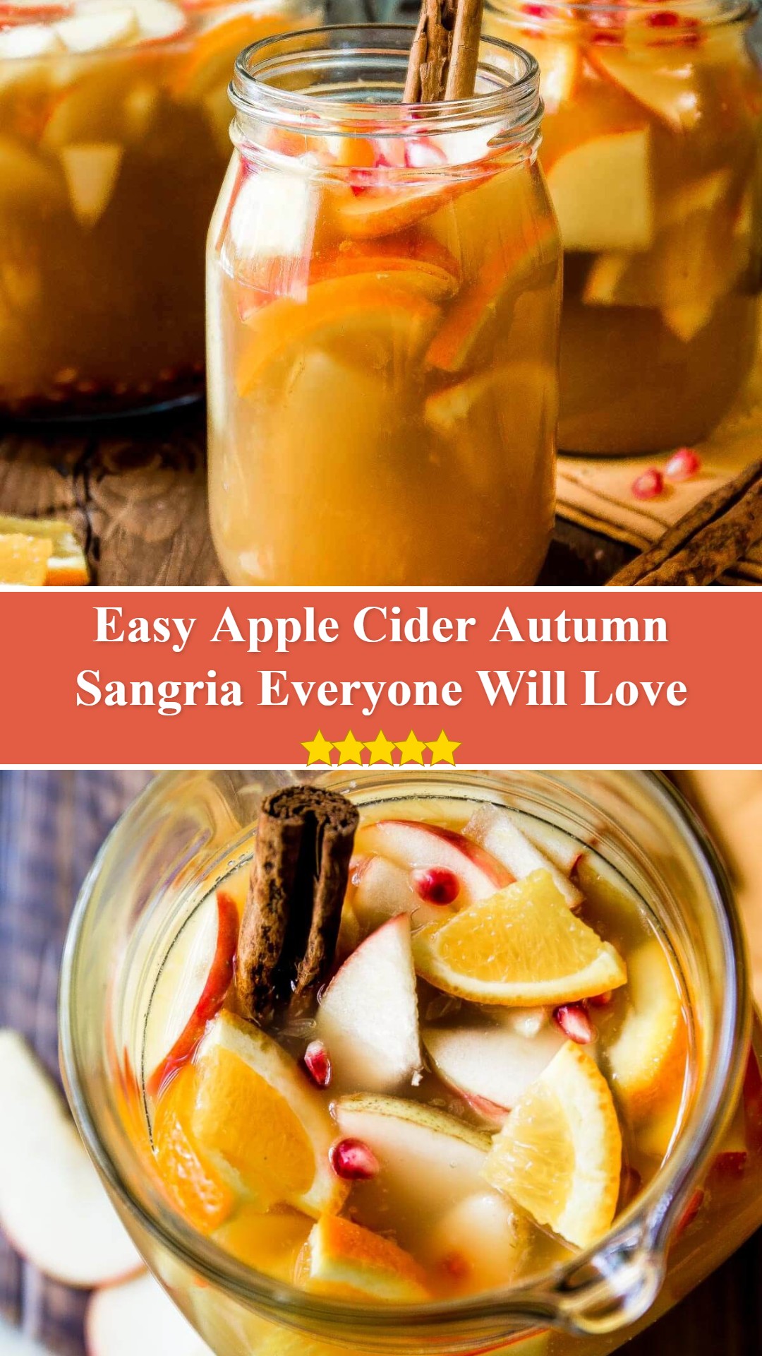 Apple Cider Autumn Sangria