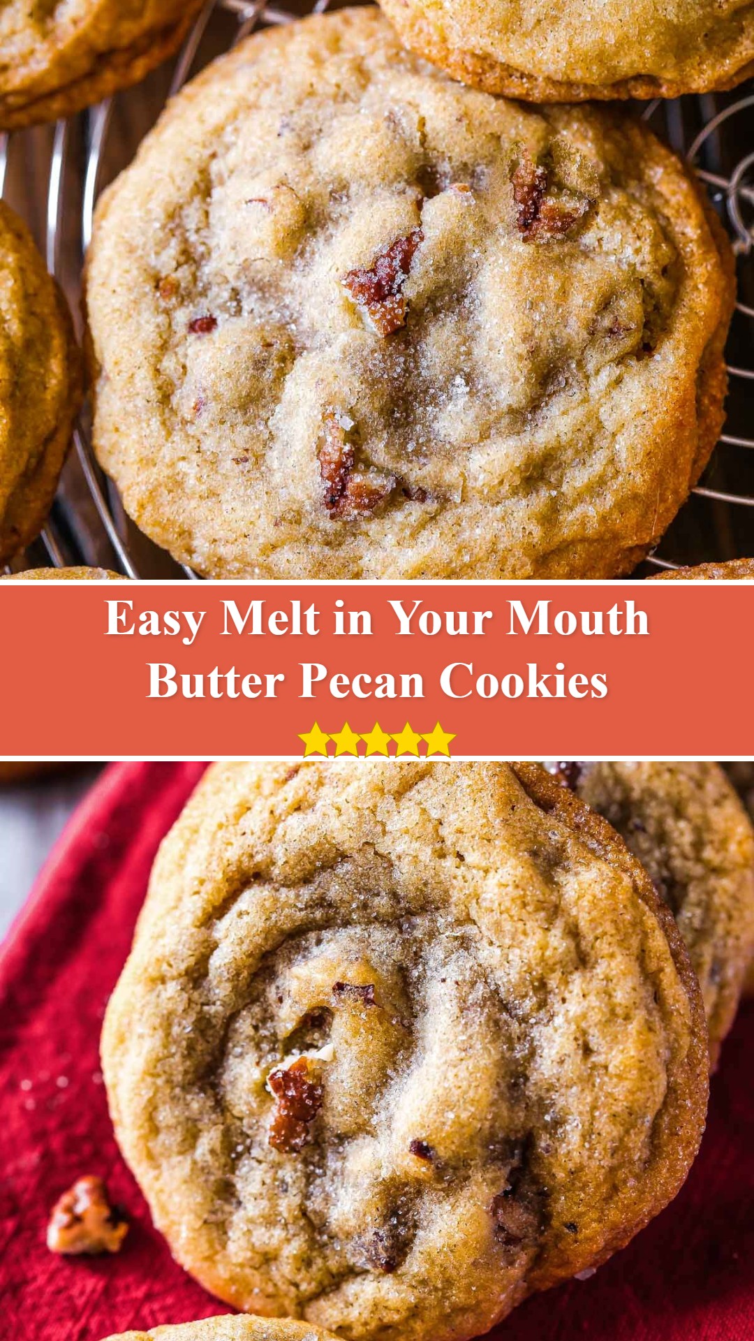 Butter Pecan Cookies