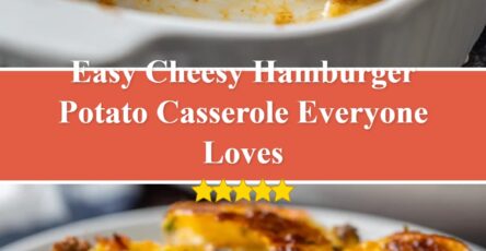 Cheesy Hamburger Potato Casserole