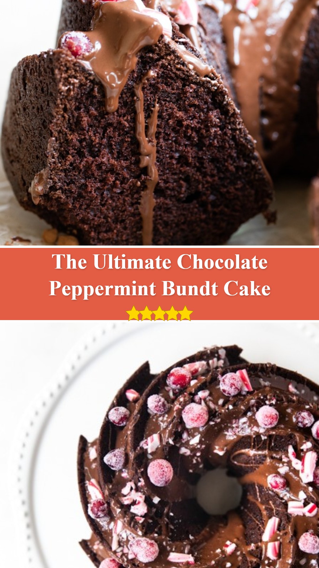 Chocolate Peppermint Bundt Cake