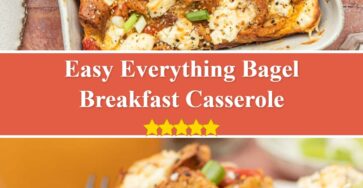 Everything Bagel Breakfast Casserole