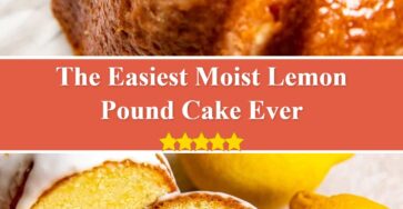 Moist Lemon Pound Cake