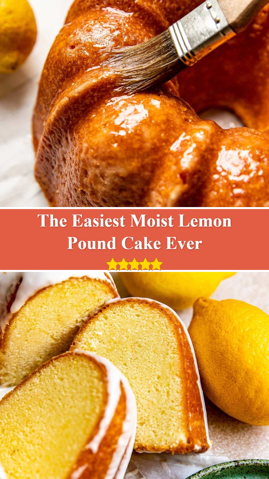 Moist Lemon Pound Cake