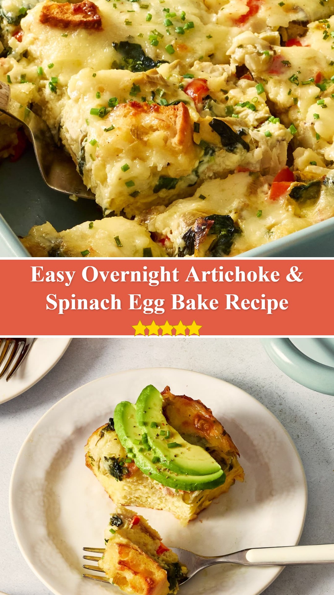 Overnight Artichoke & Spinach Egg Bake