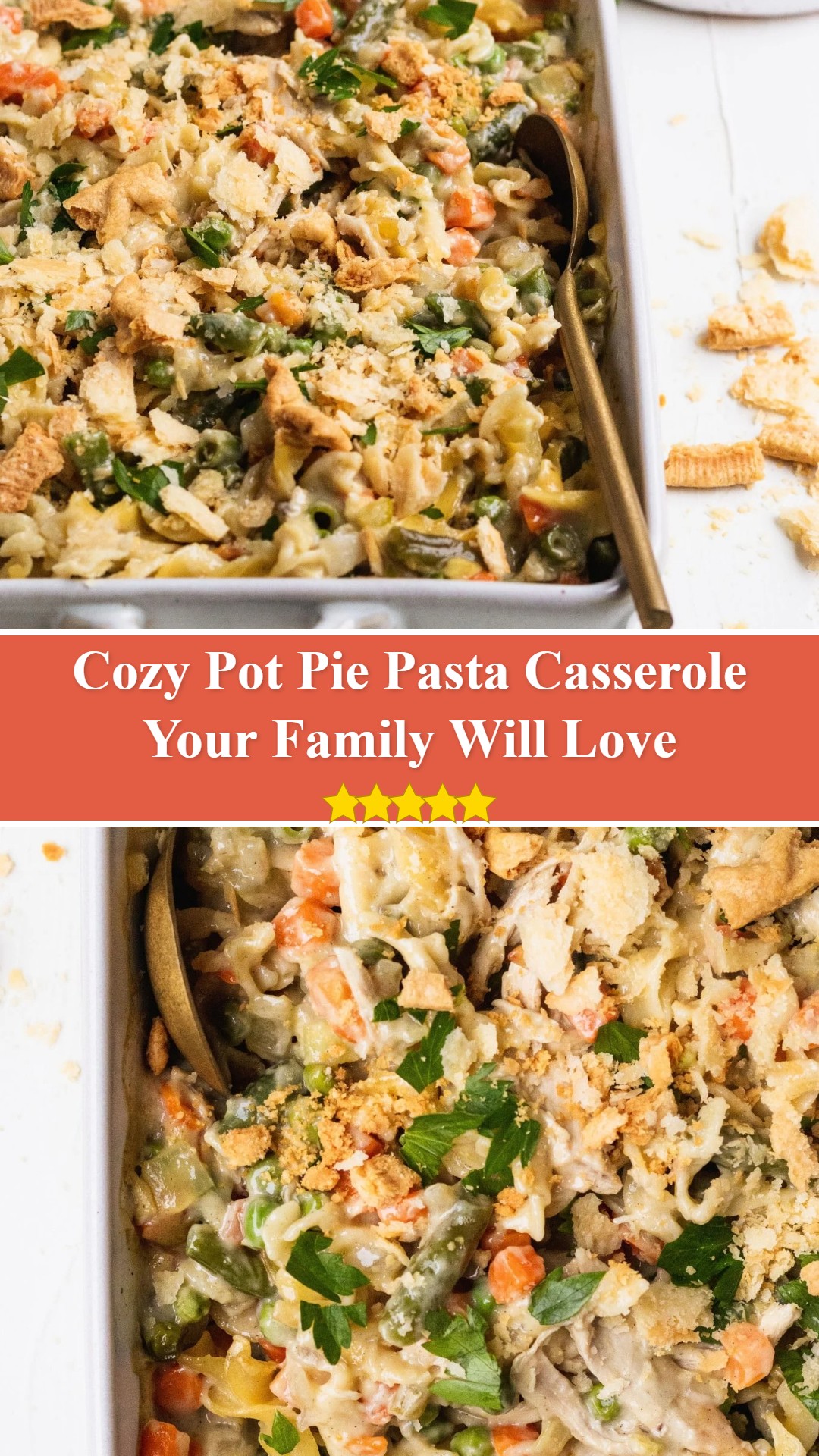Pot Pie Pasta Casserole