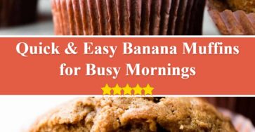 Quick & Easy Banana Muffins