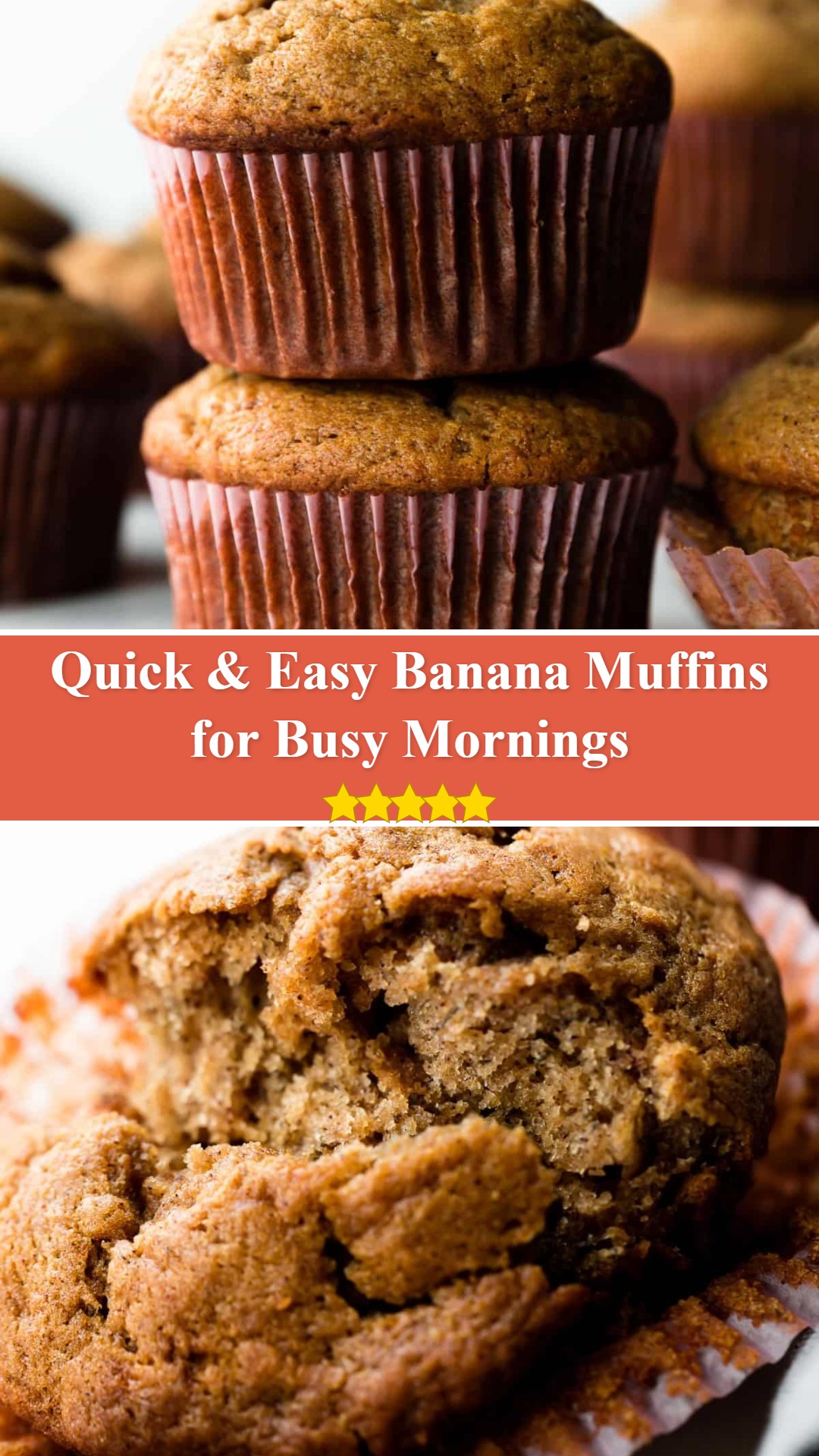 Quick & Easy Banana Muffins