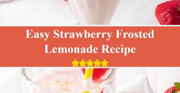 Strawberry Frosted Lemonade
