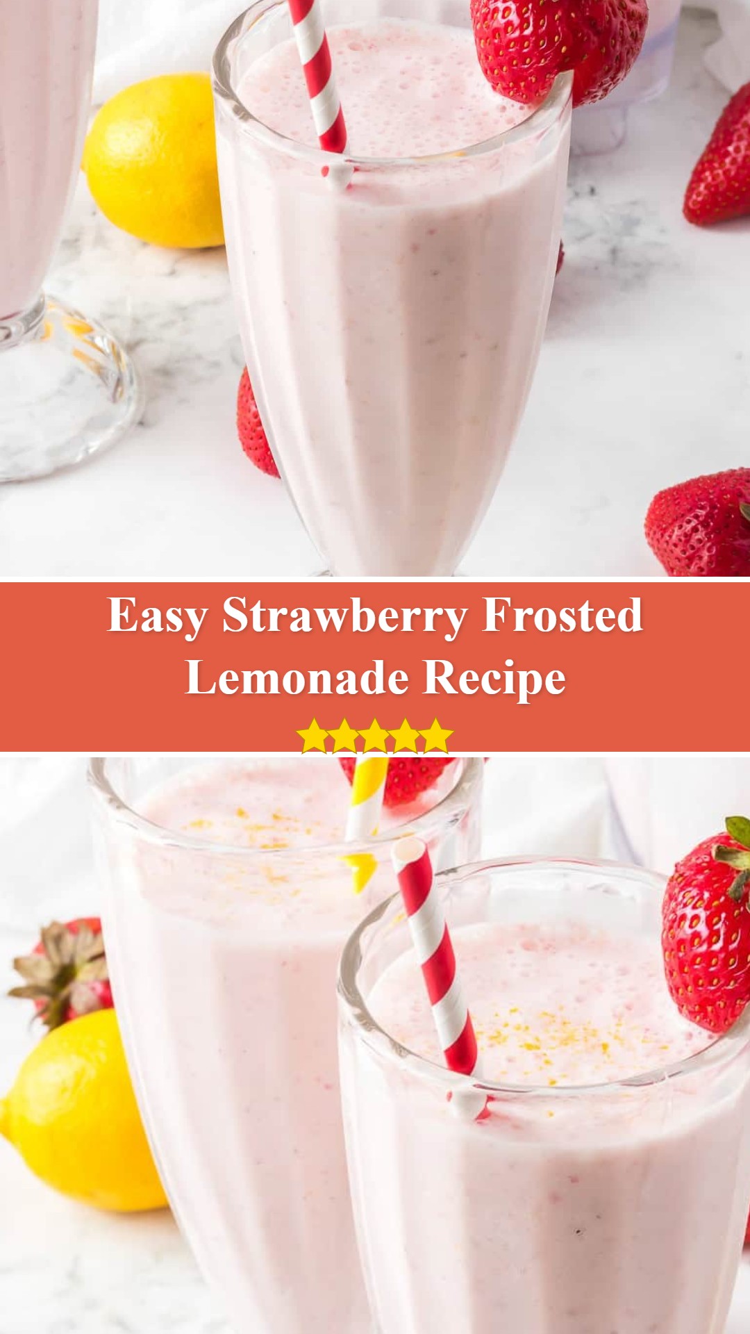 Strawberry Frosted Lemonade